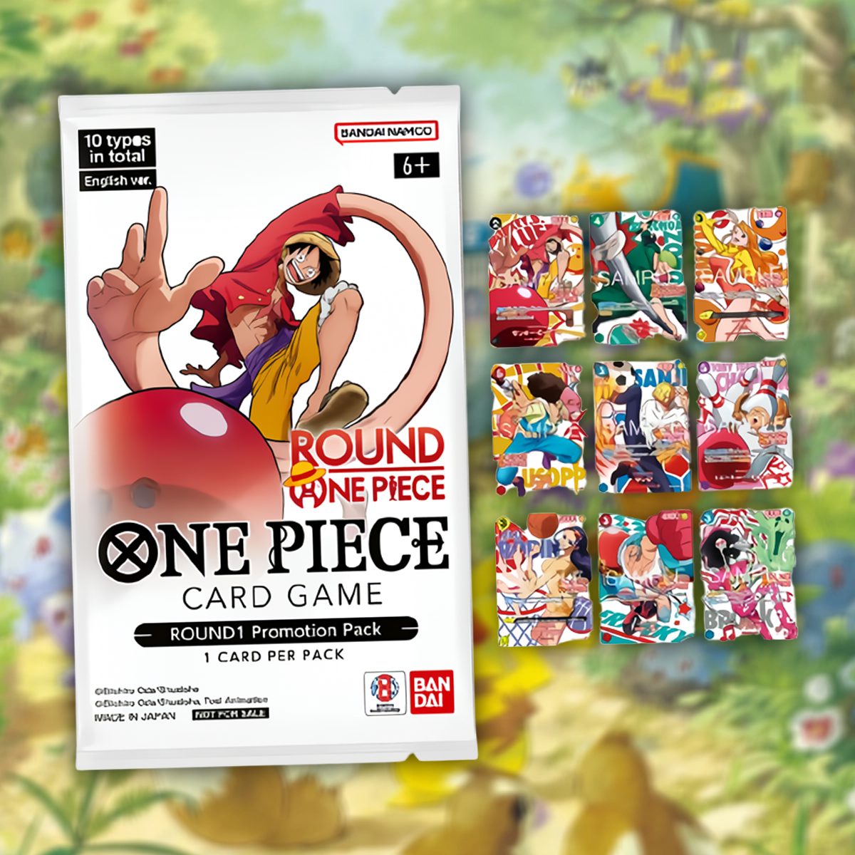 One Piece round one promo card